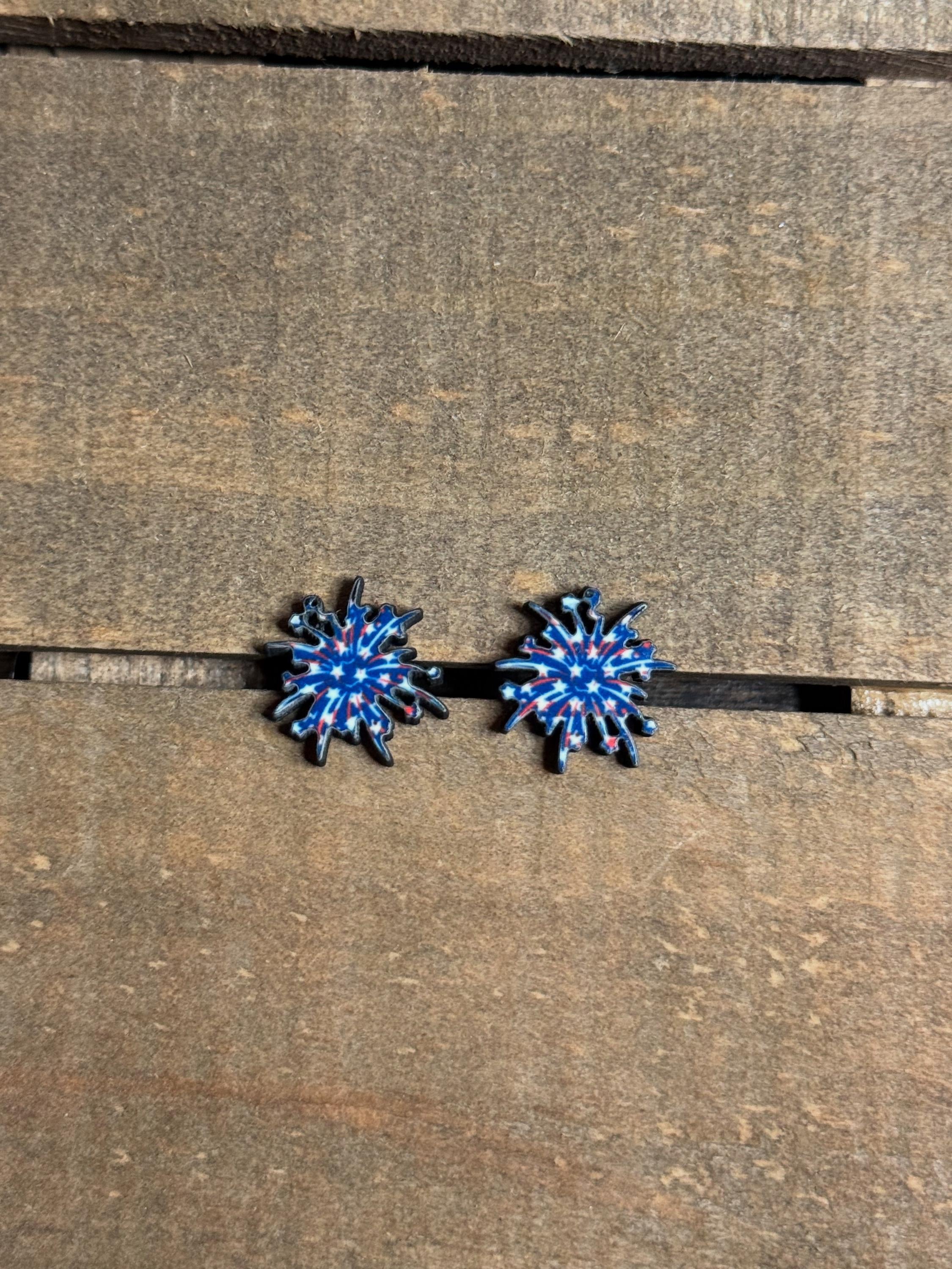 Fireworks Stud Earrings