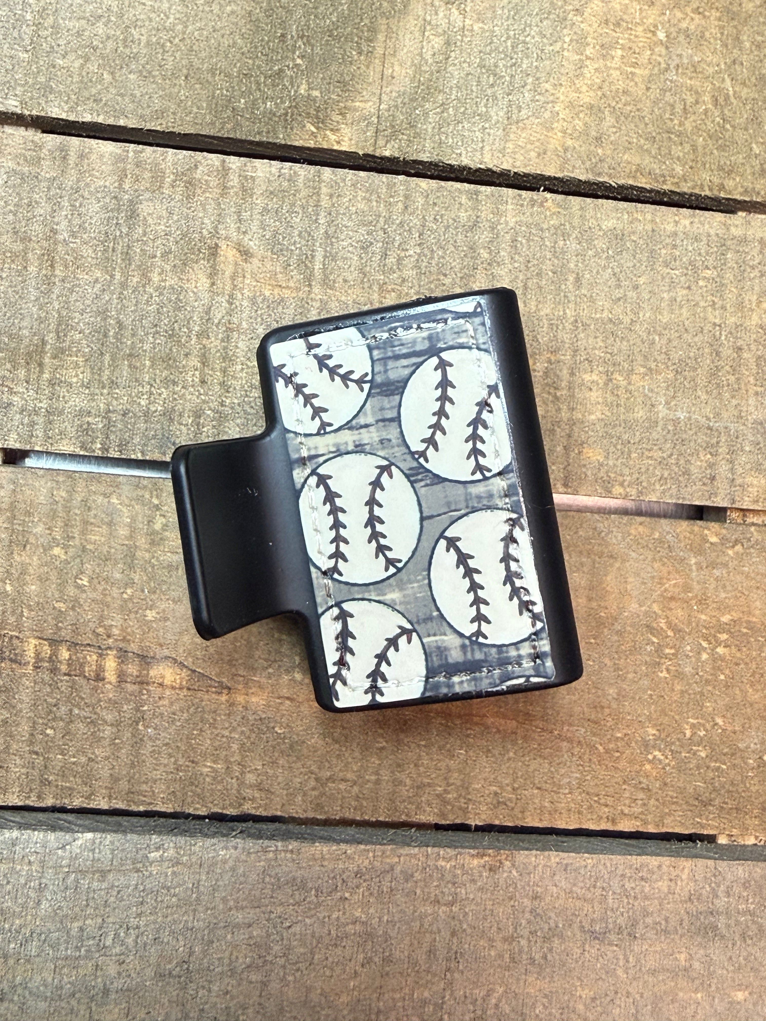 Baseball Hair Claw Clip – Baseball Print Hair Clip – Sports Hair Accessory