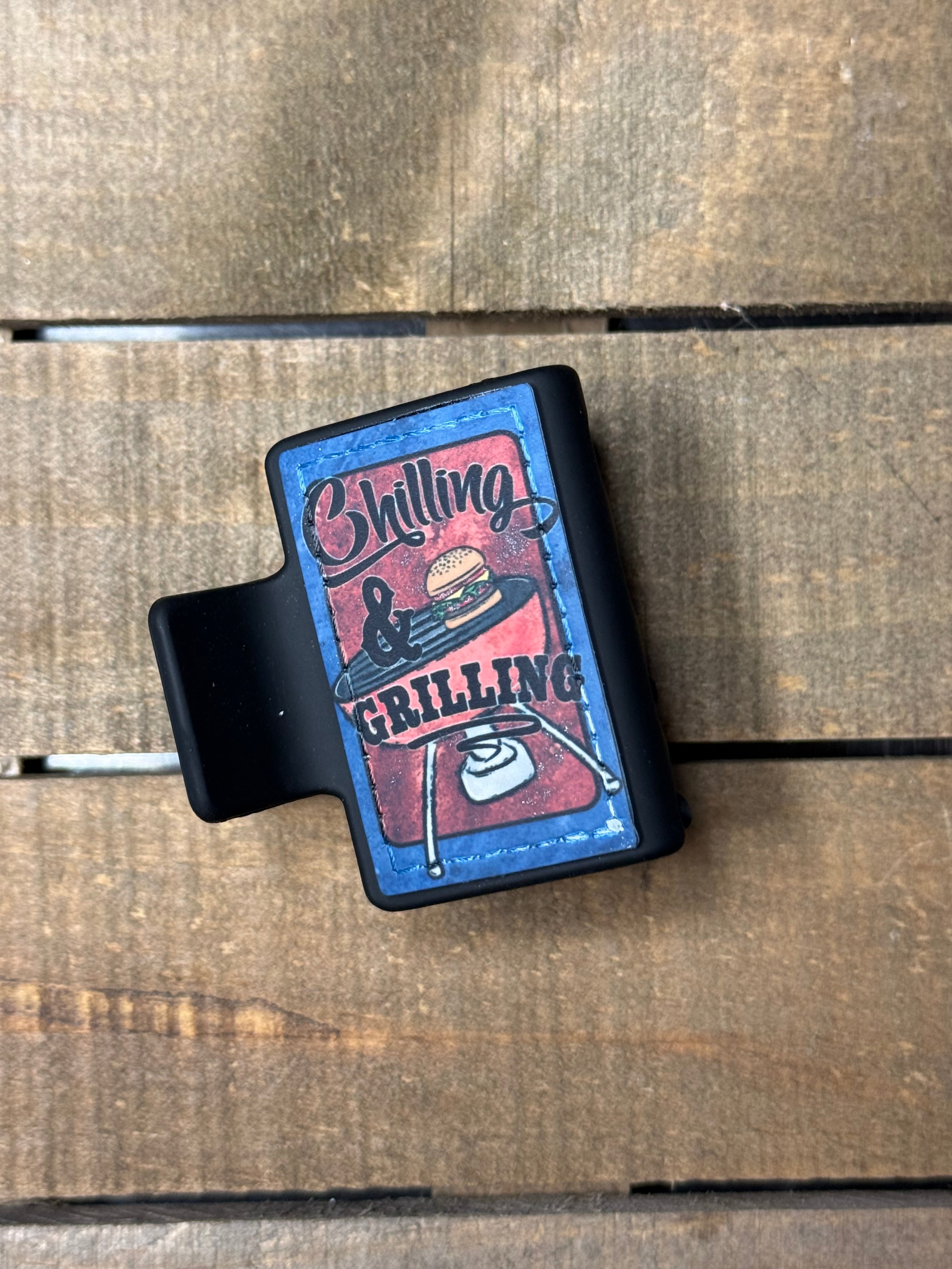 Grillin’ and Chillin’ BBQ Hair Claw Clip | Summer Cookout Hair Accessory