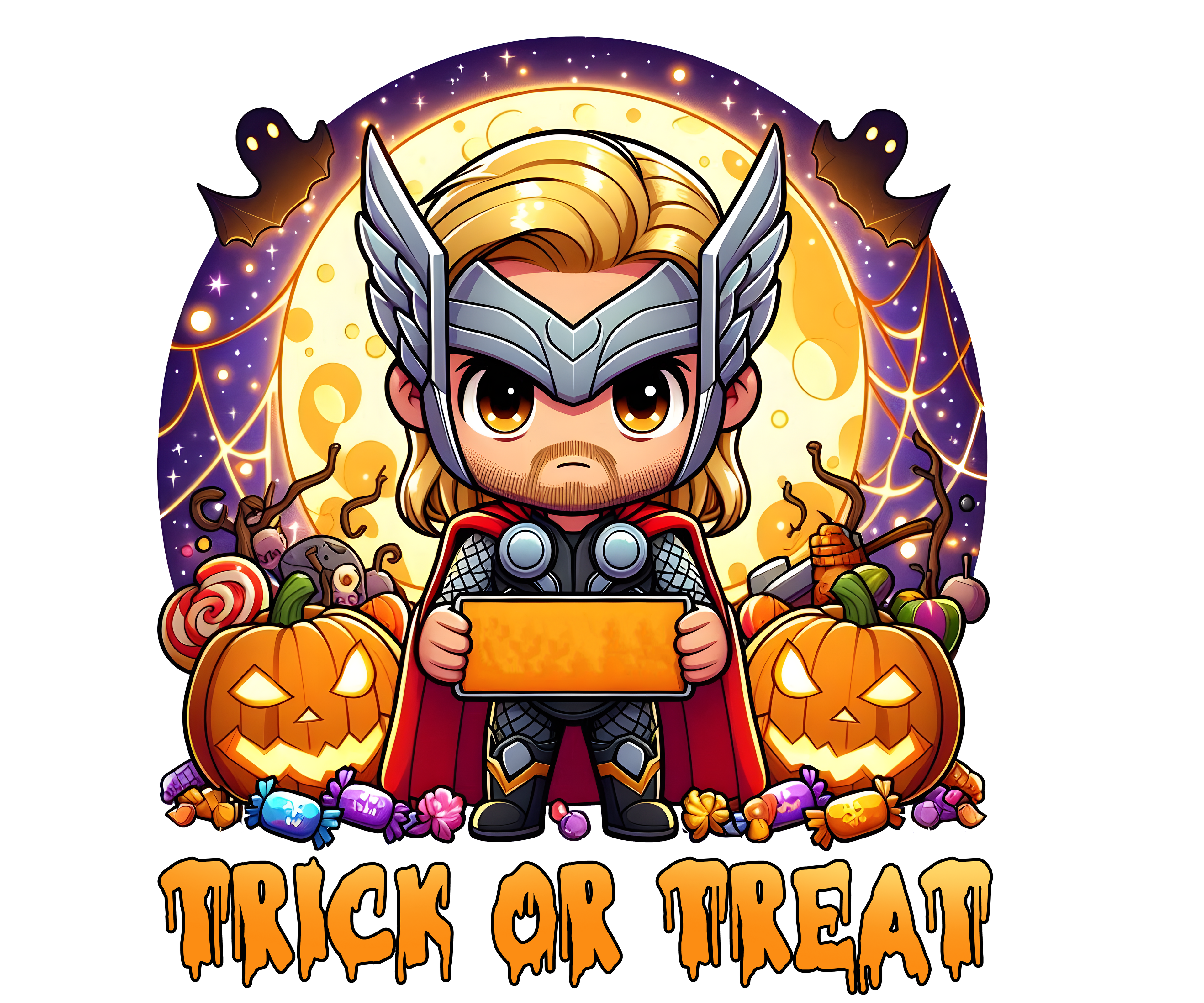 Personalized Halloween Tote Bag – Custom Trick or Treat Bag