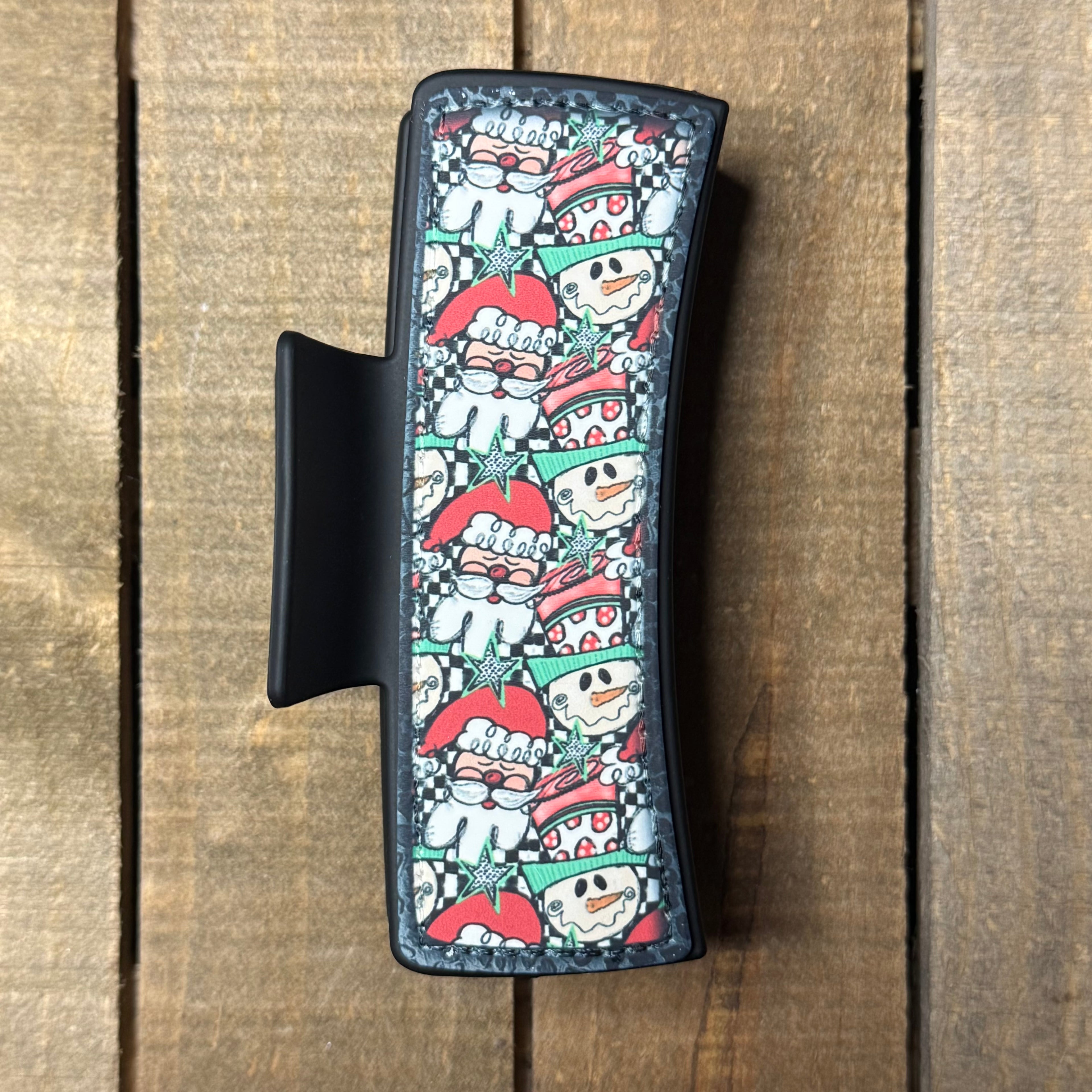 Santa & Friends Hair Claw Clip