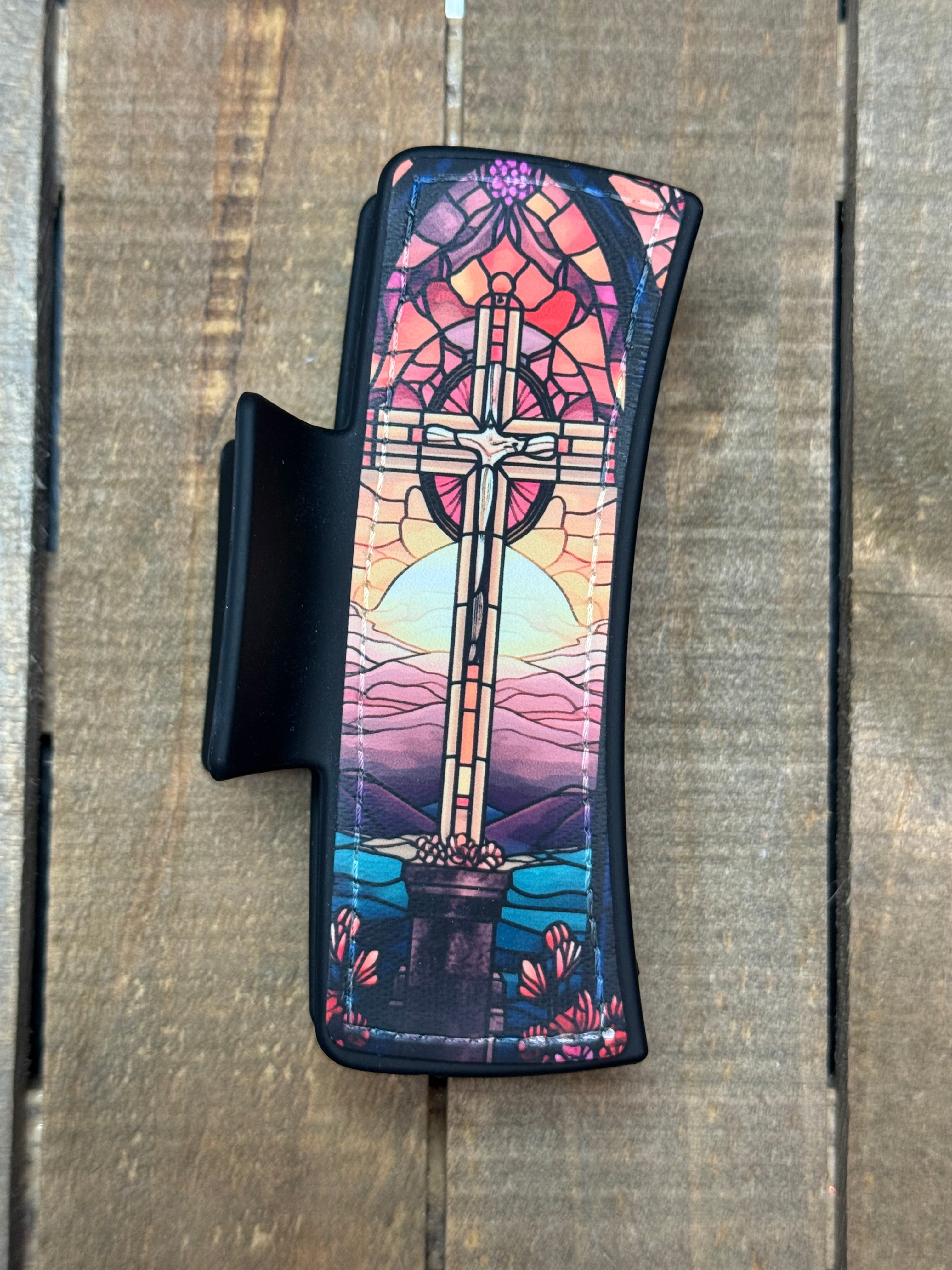 Cross Hair Claw Clip | Faith-Inspired Christian Hair Accessory