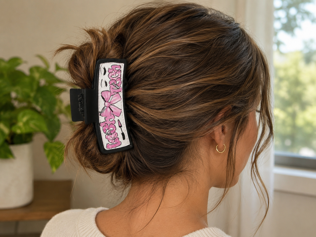 Lash Tech Hair Claw Clip | Lash Artist Hair Accessory | Large & Small Claw Clips