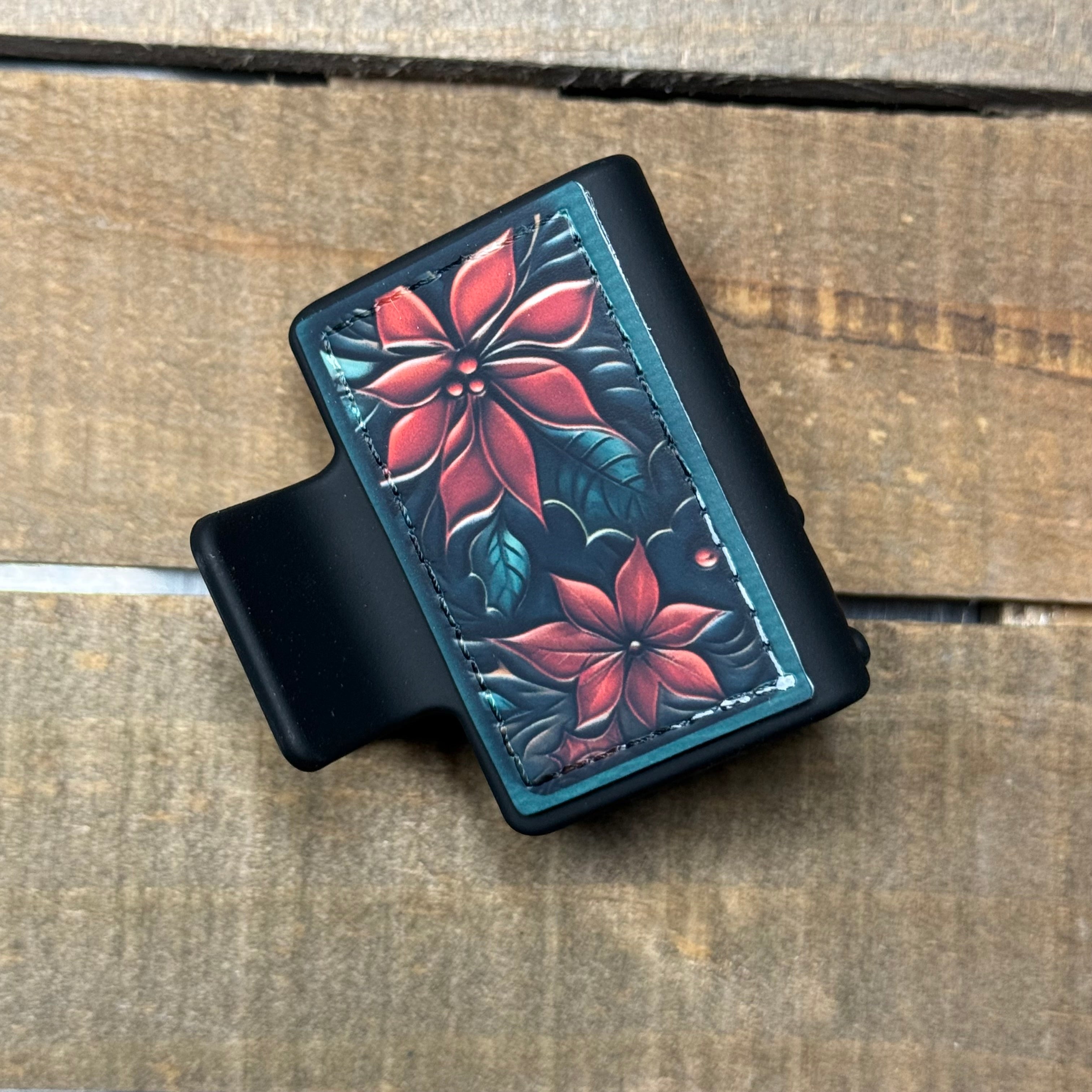 Poinsettia Hair Claw Clip – Festive, Floral & Perfect for the Holidays