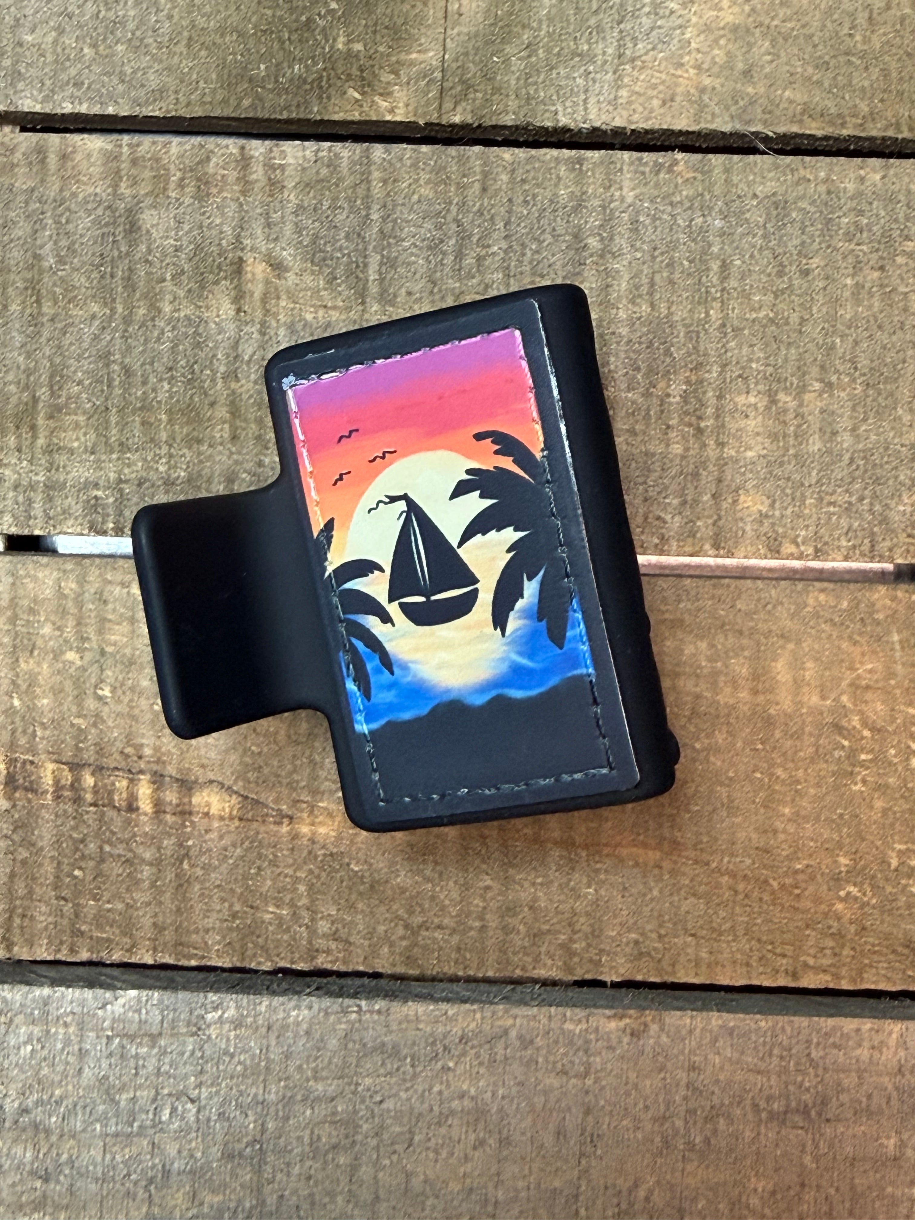 Summer Sunset Hair Claw Clip