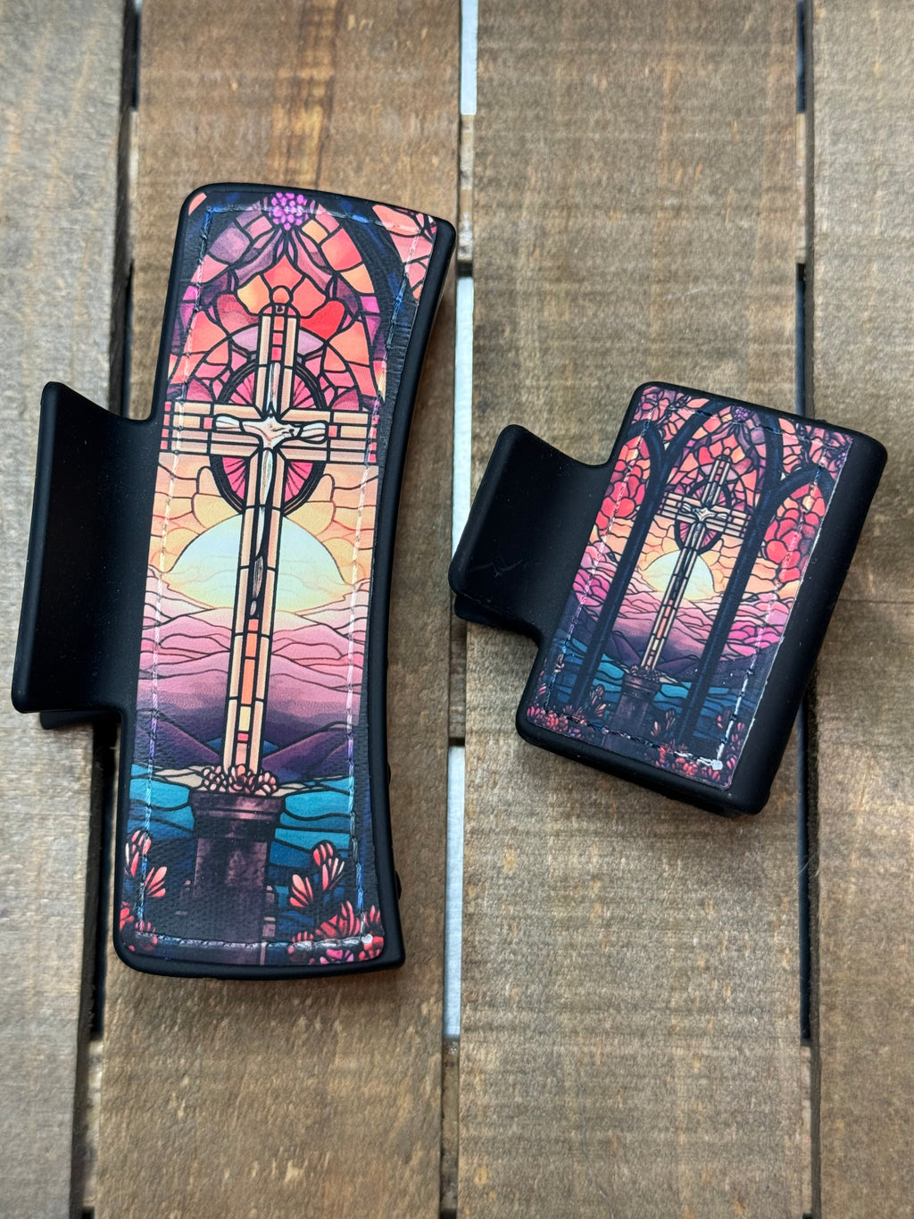 Cross Hair Claw Clip | Faith-Inspired Christian Hair Accessory