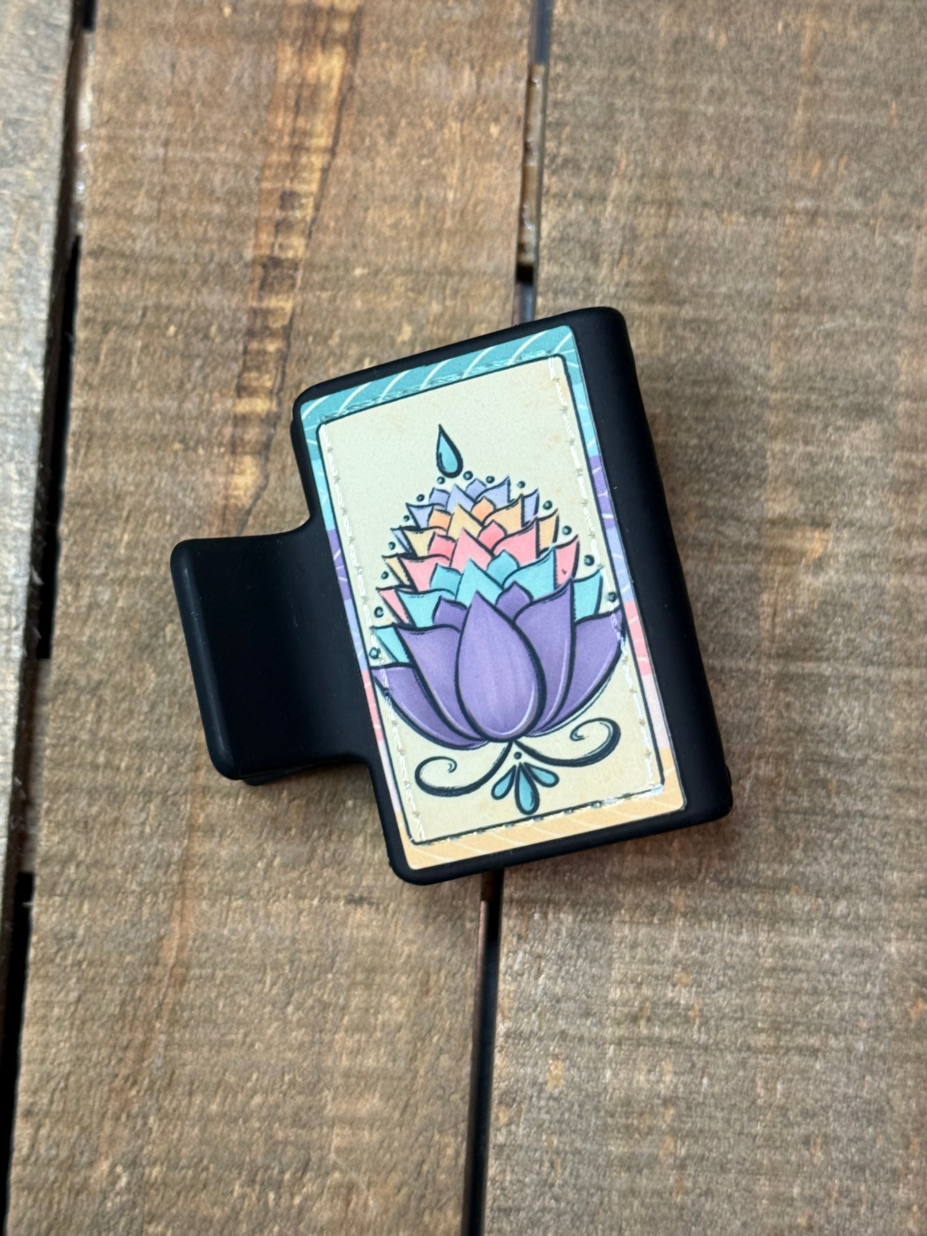 Yoga Hair Claw Clip – Namaste Hair Accessory for Yogis & Wellness Lovers
