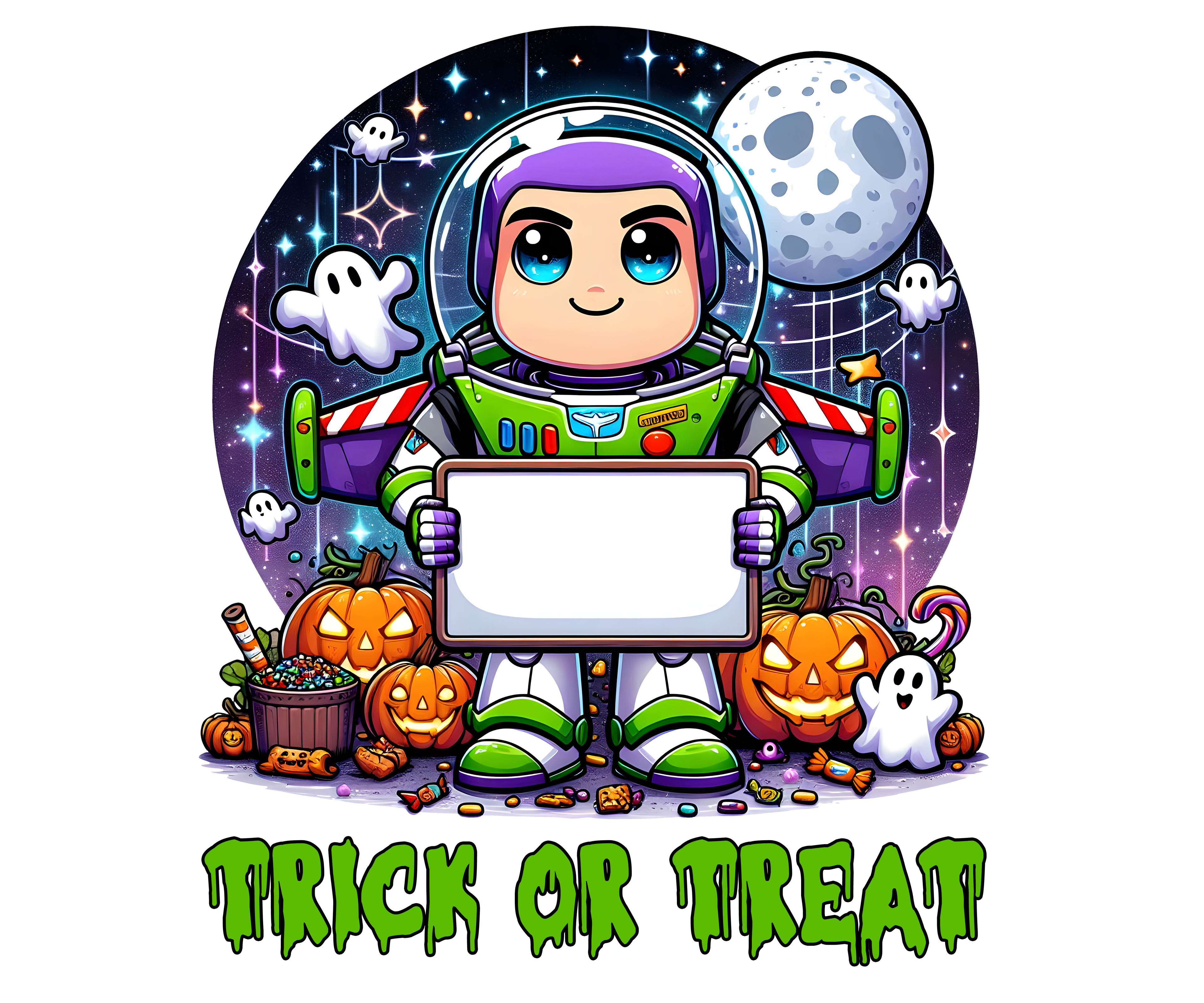 Personalized Halloween Tote Bag – Custom Trick or Treat Bag