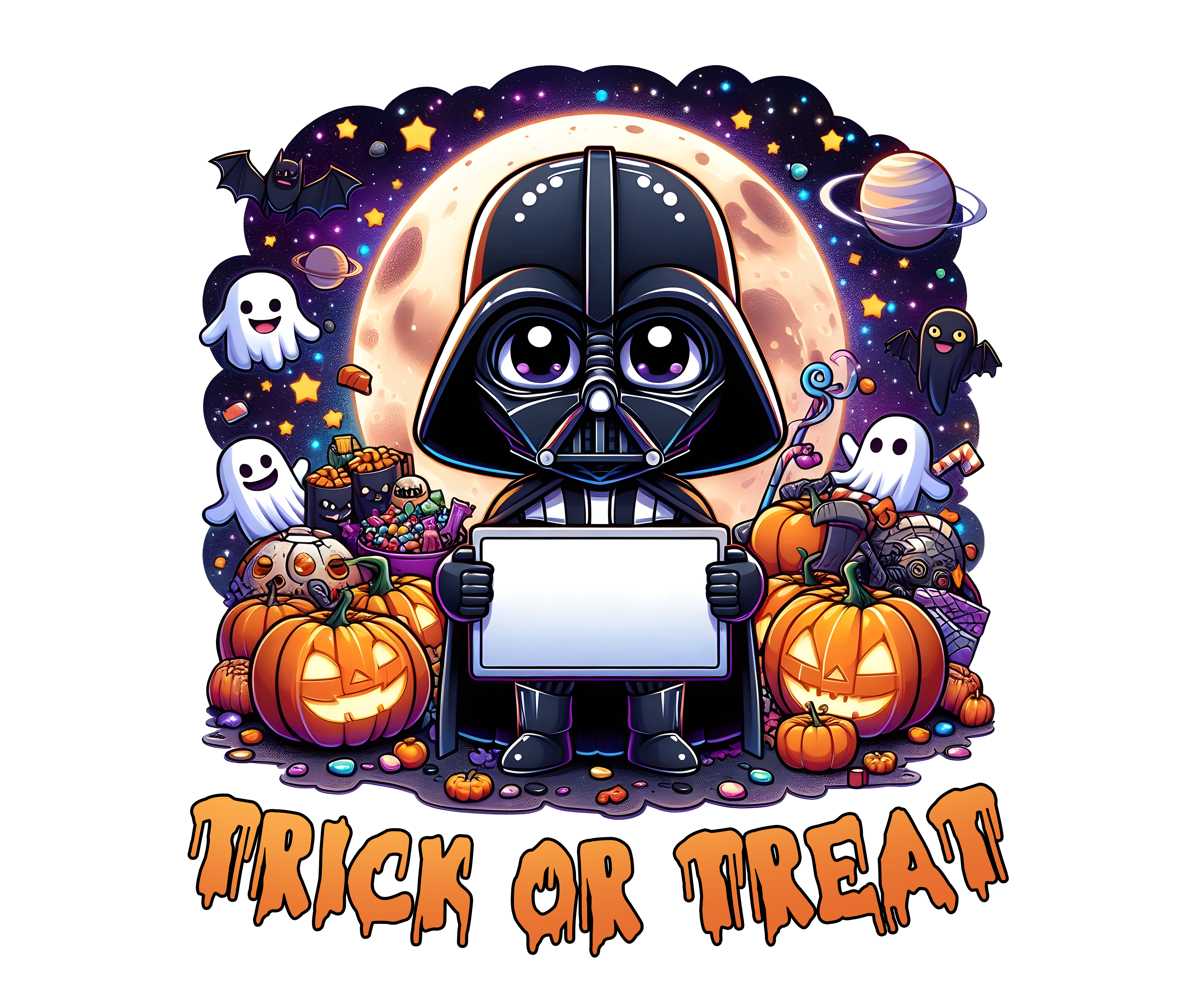 Personalized Halloween Tote Bag – Custom Trick or Treat Bag