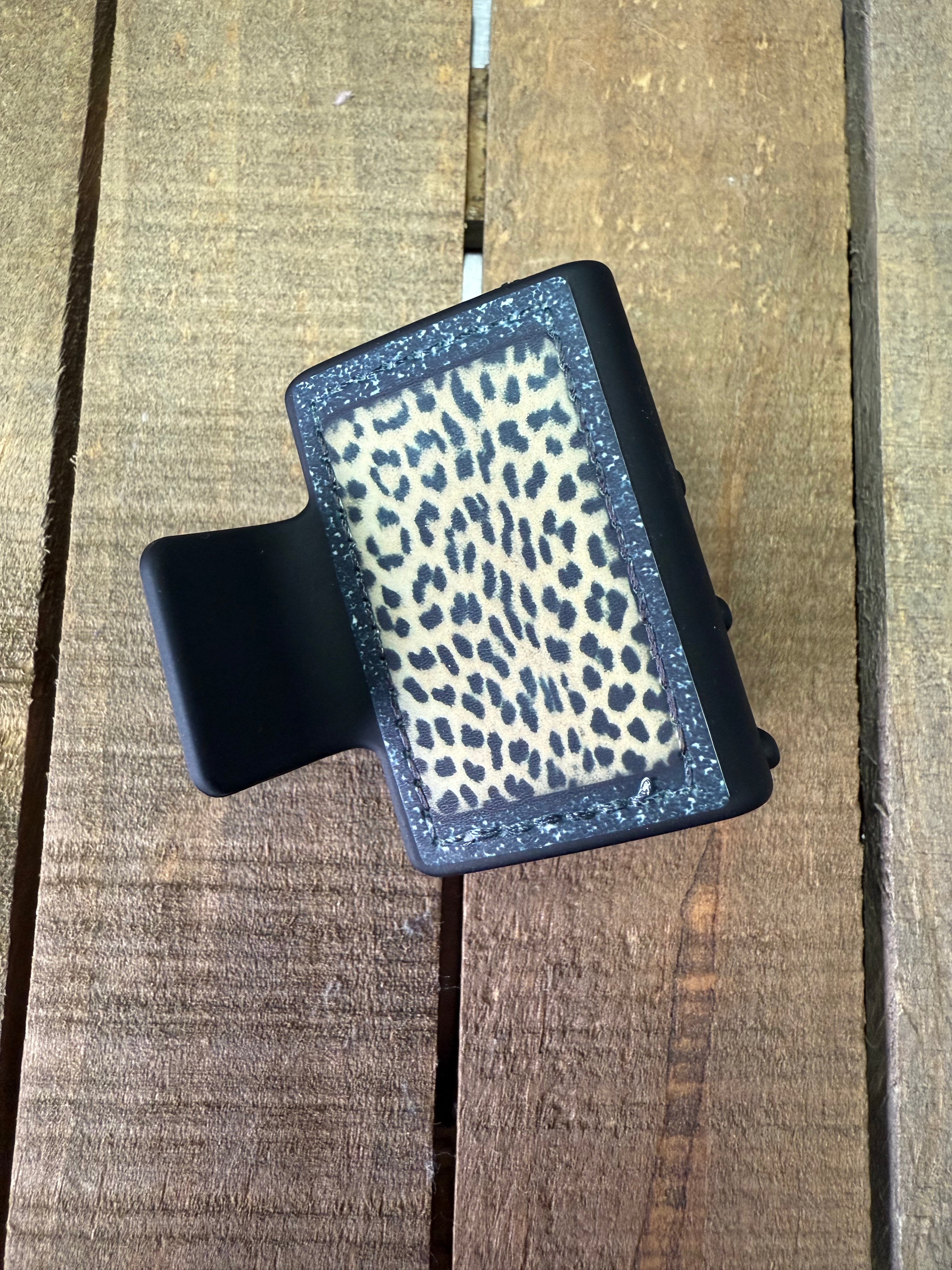 Wild Style Cheetah Claw Clip