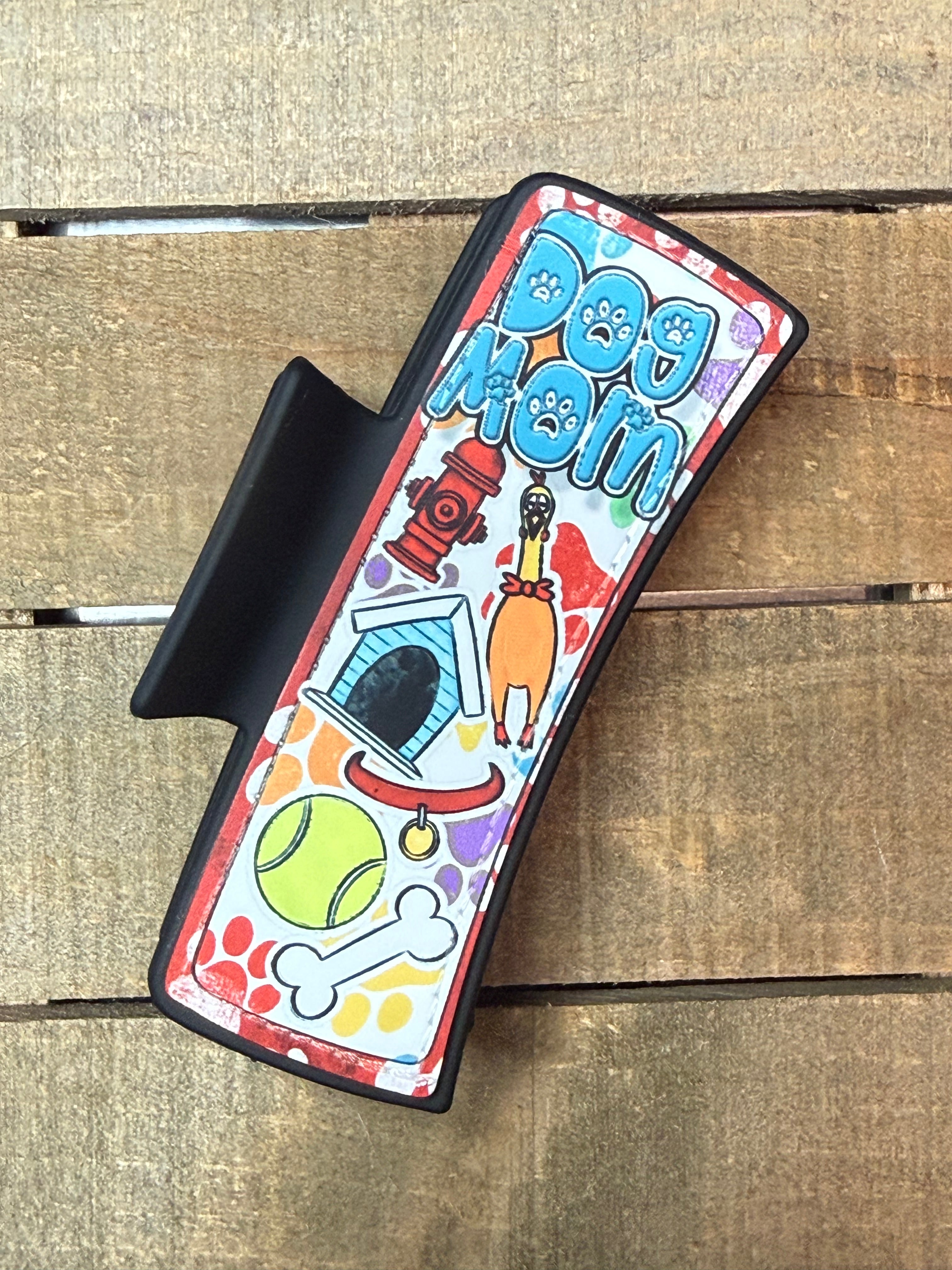 Dog Mom Hair Claw Clip