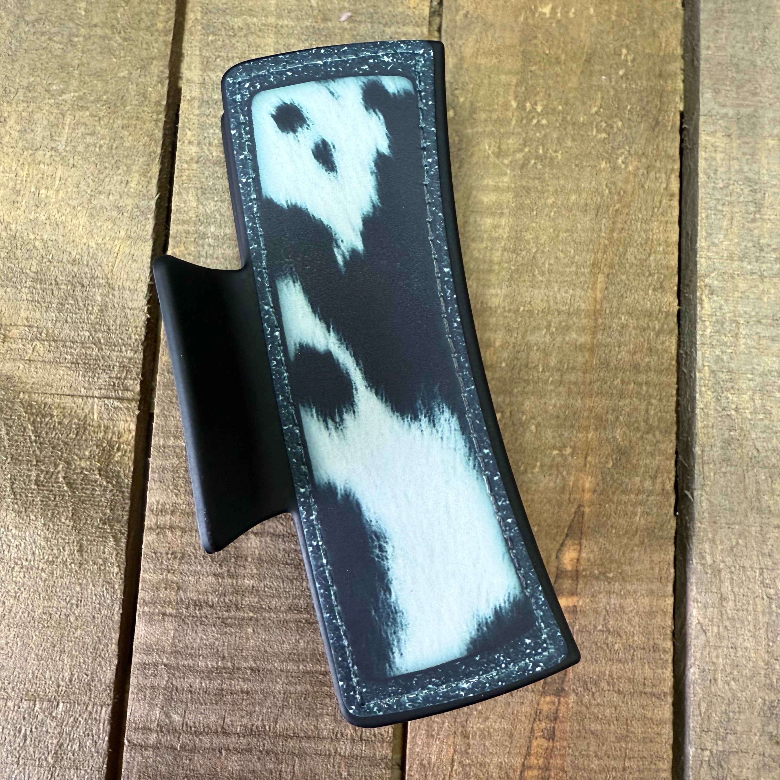 Wild Style Cow Print Hair Claw Clip