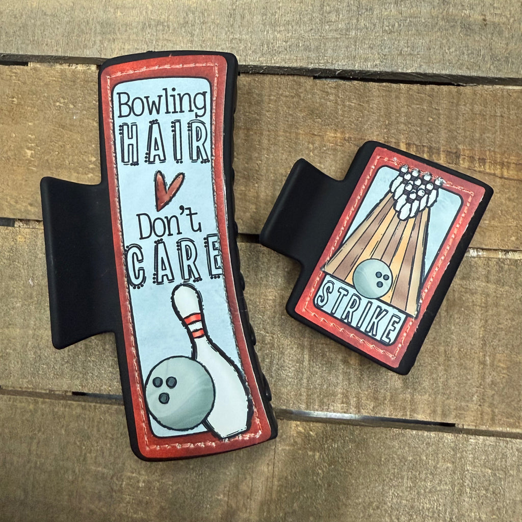 Bowling Hair Don’t Care Hair Claw Clip