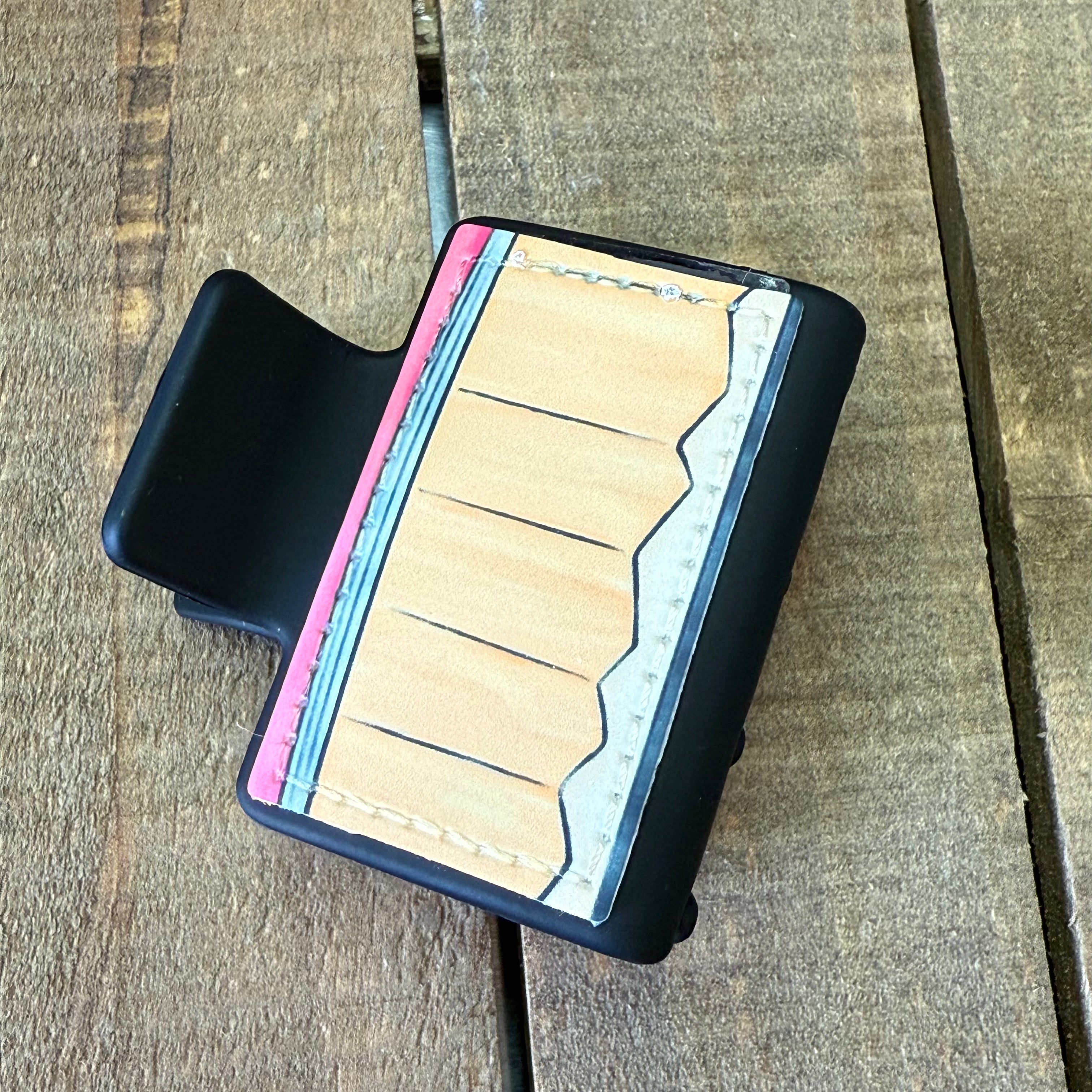 Pencil Hair Claw Clip – Cute Back-to-School Hair Accessory, Fun Stationery Inspired Hair Clip