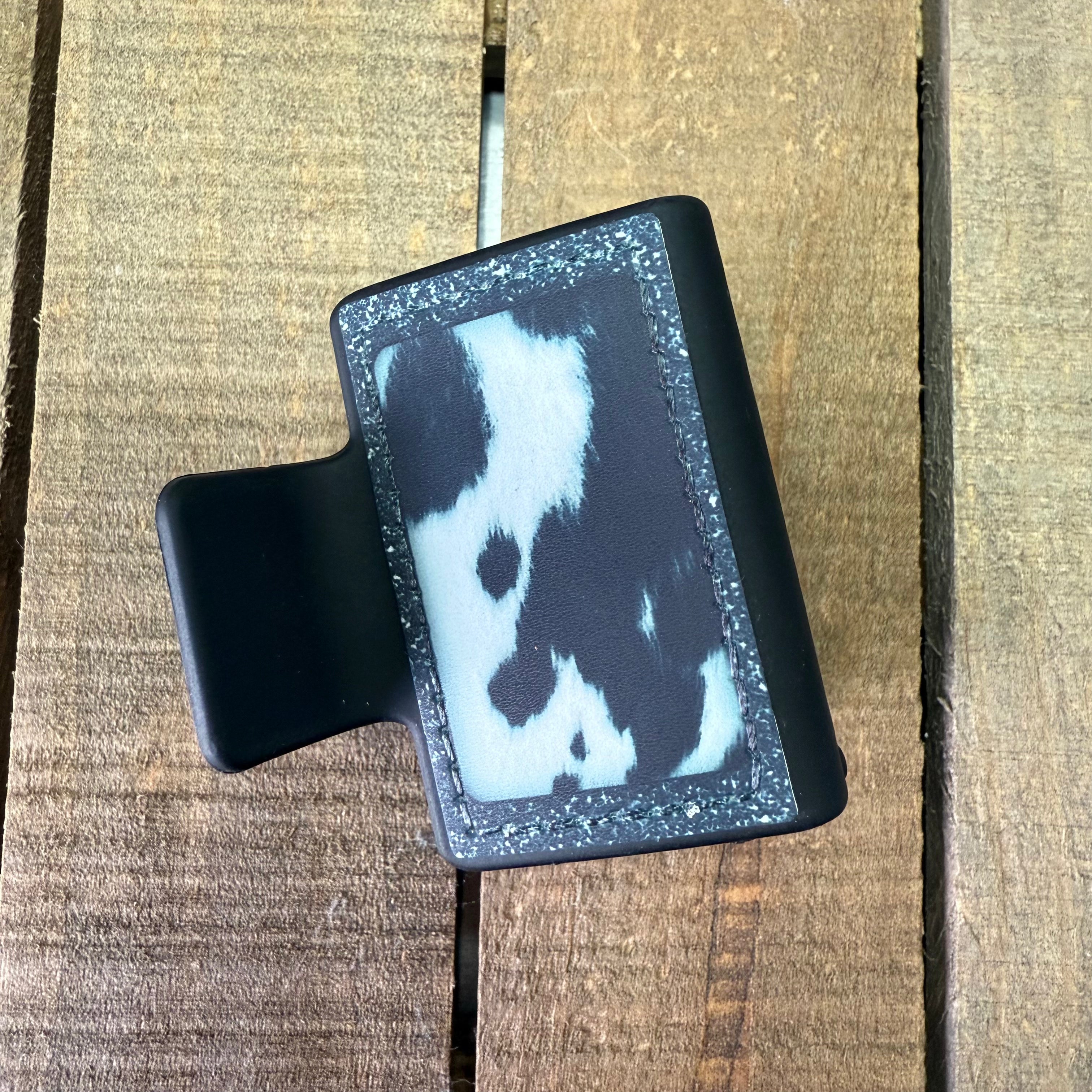 Wild Style Cow Print Hair Claw Clip