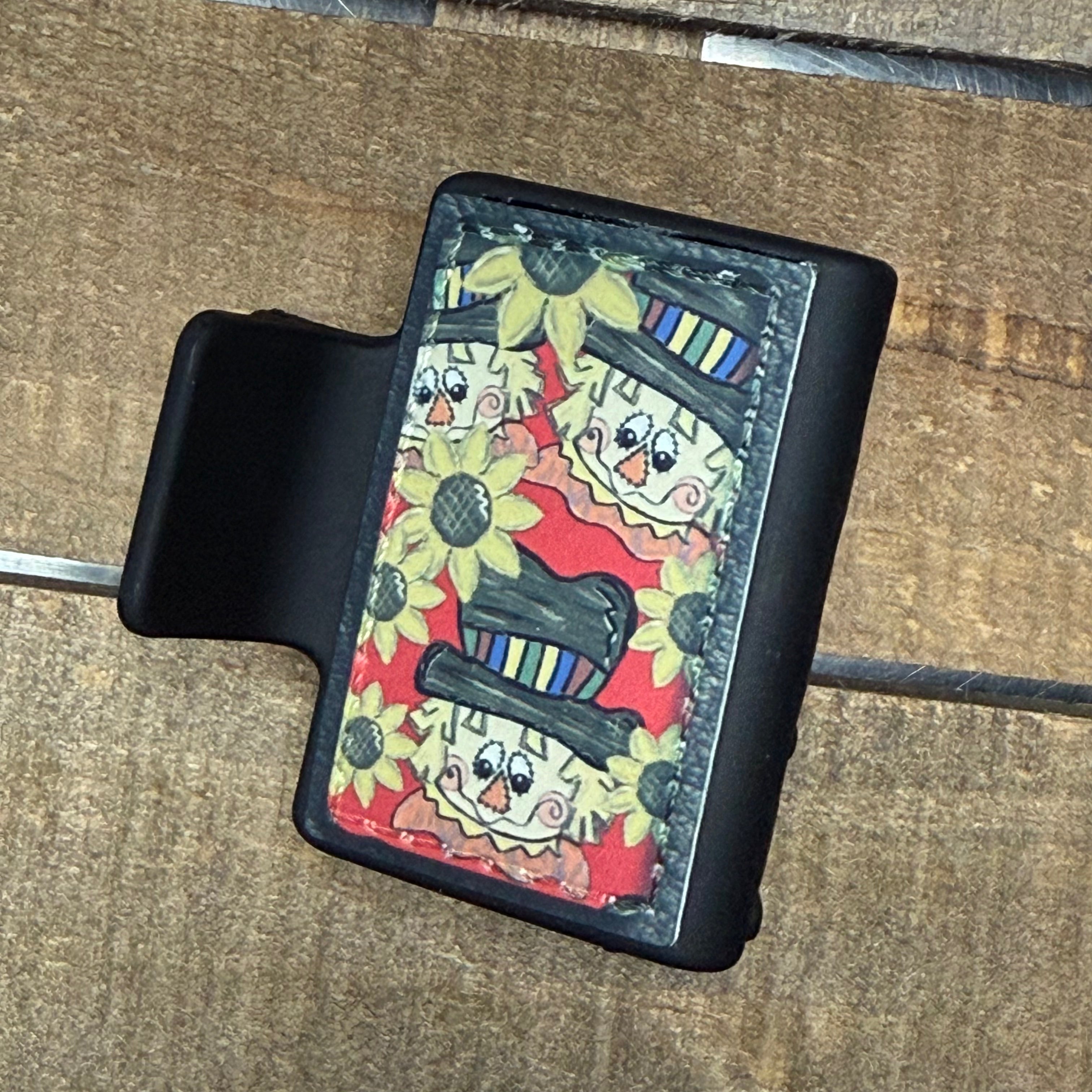 Fall Scarecrow Hair Claw Clip