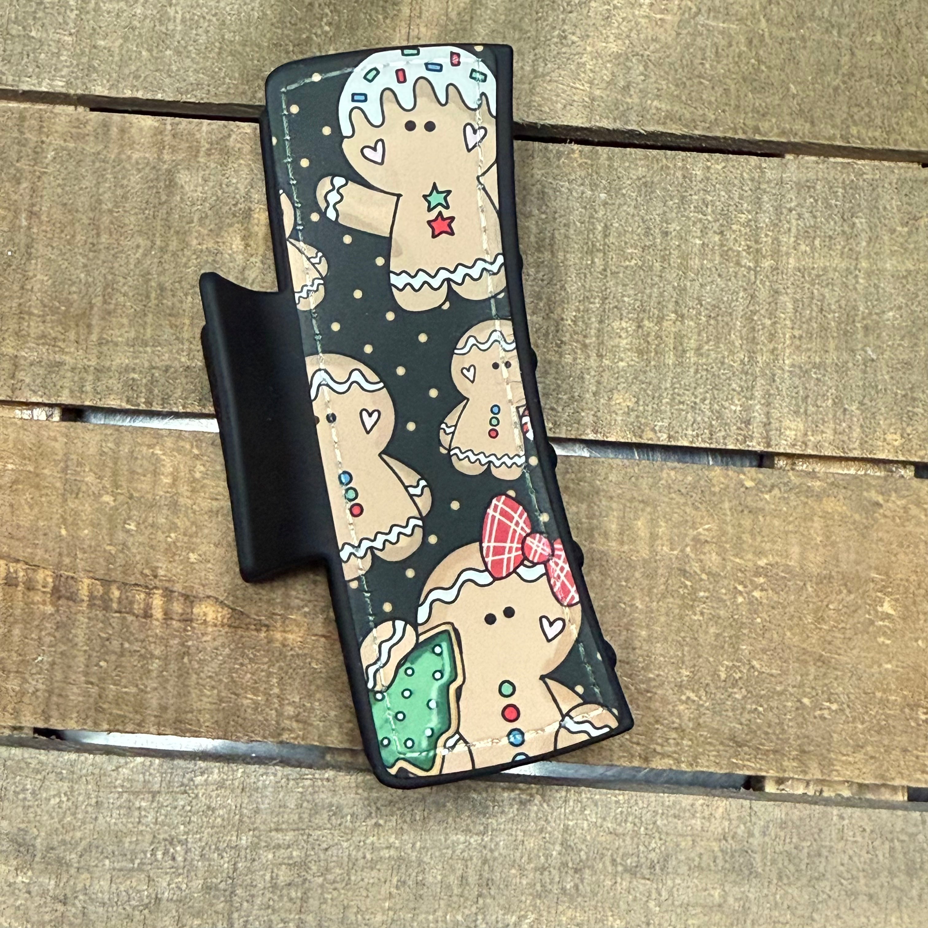 Gingerbread Hair Claw Clip