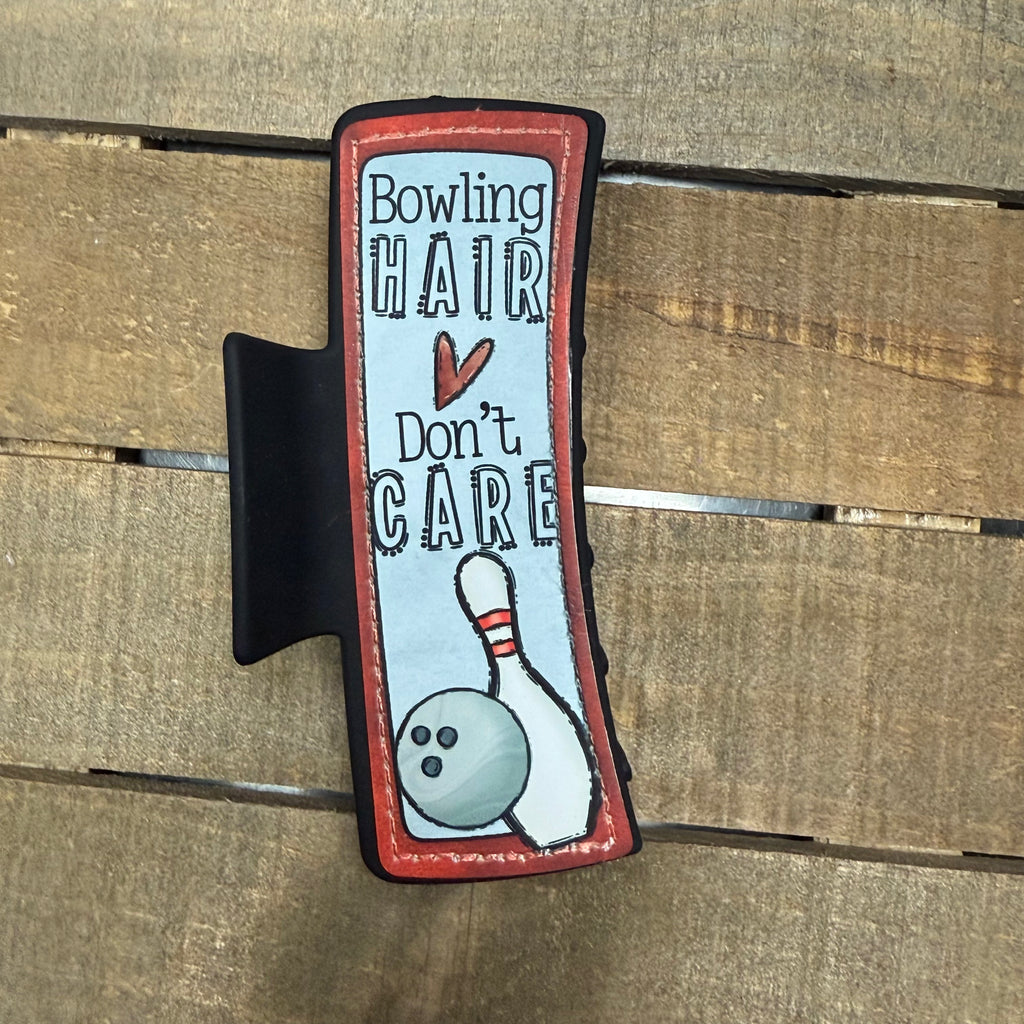 Bowling Hair Don’t Care Hair Claw Clip