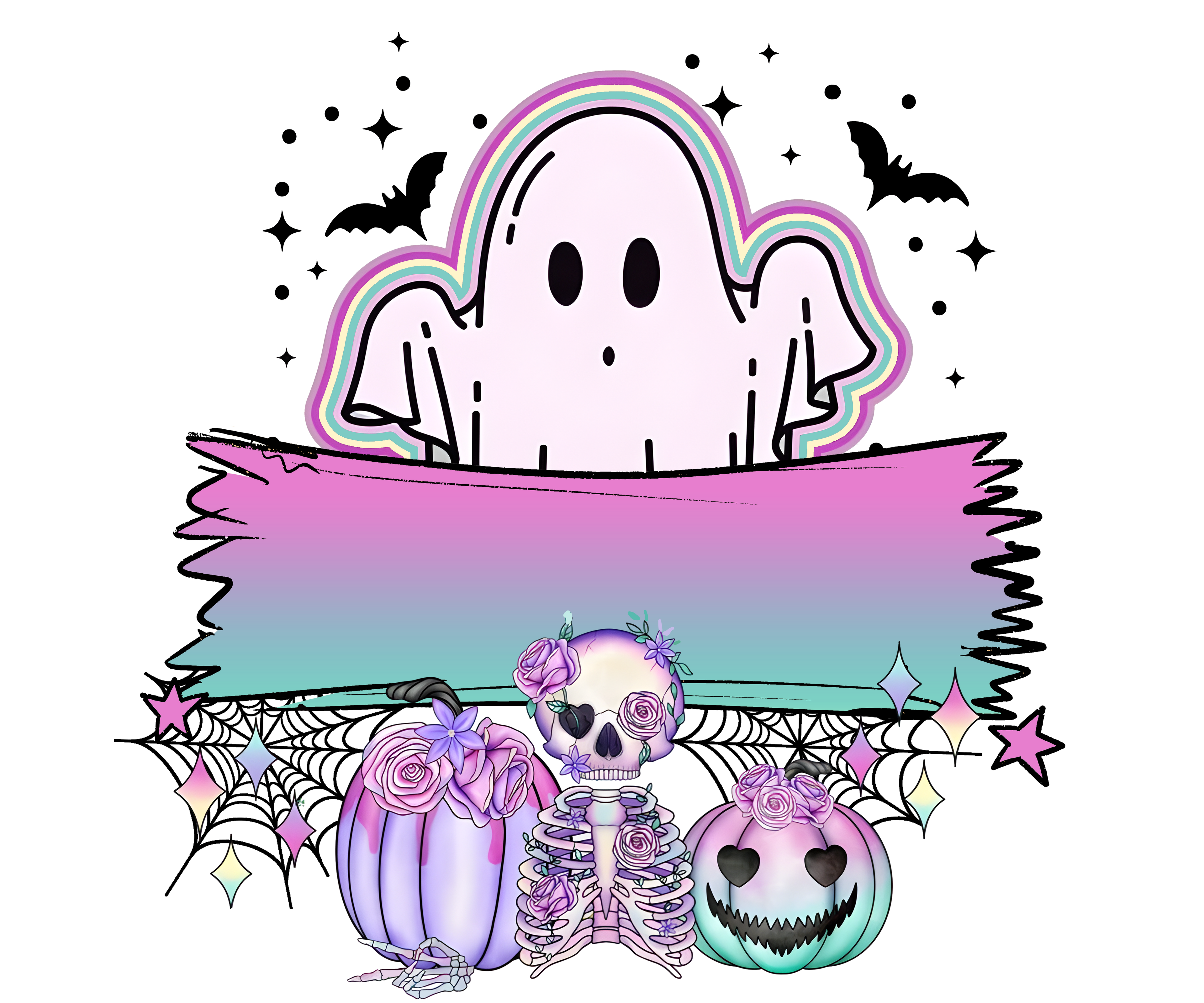 Custom Ghost Halloween Tote Bag