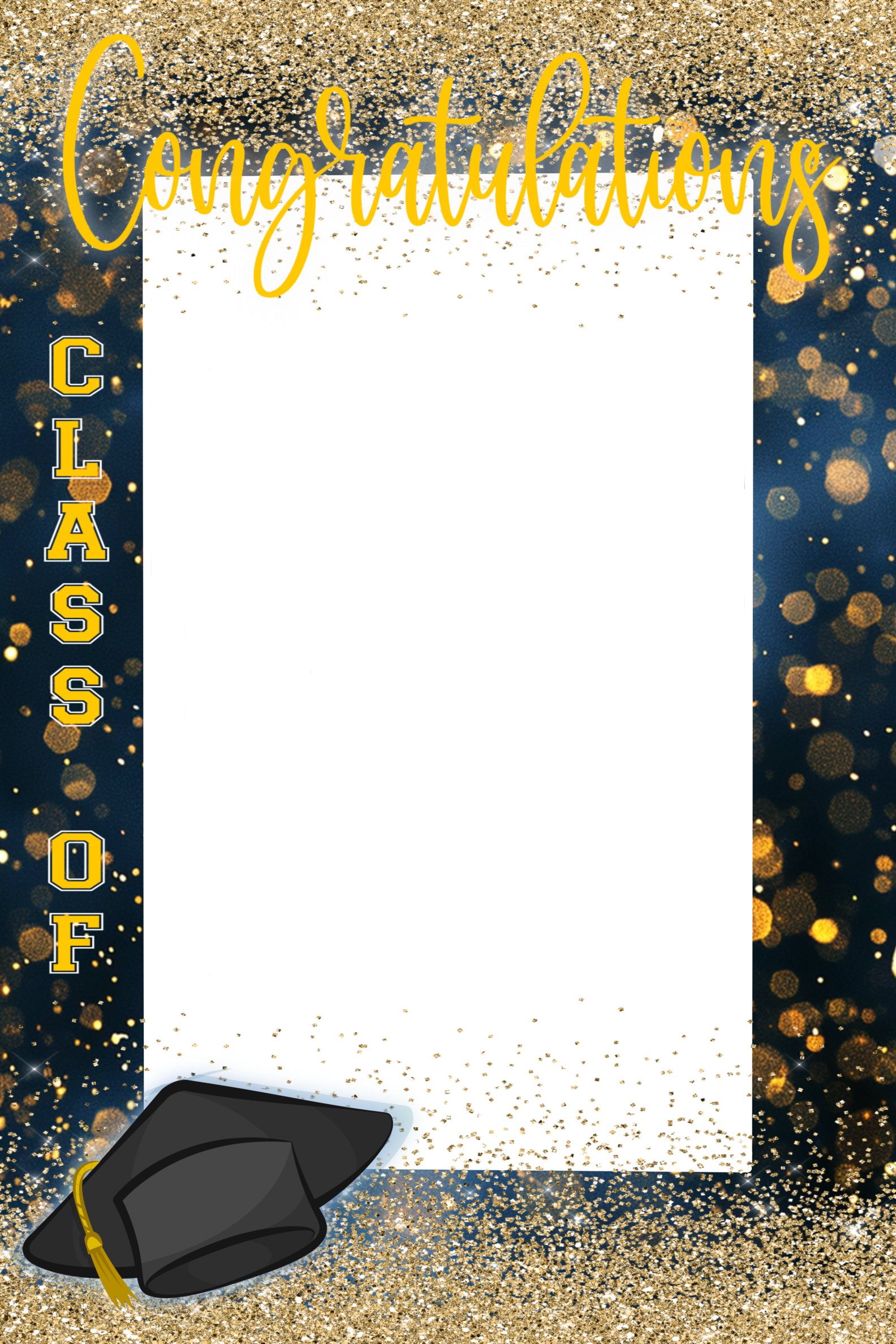 🎓 Custom Graduation Garden Flag – Add Photo & Name