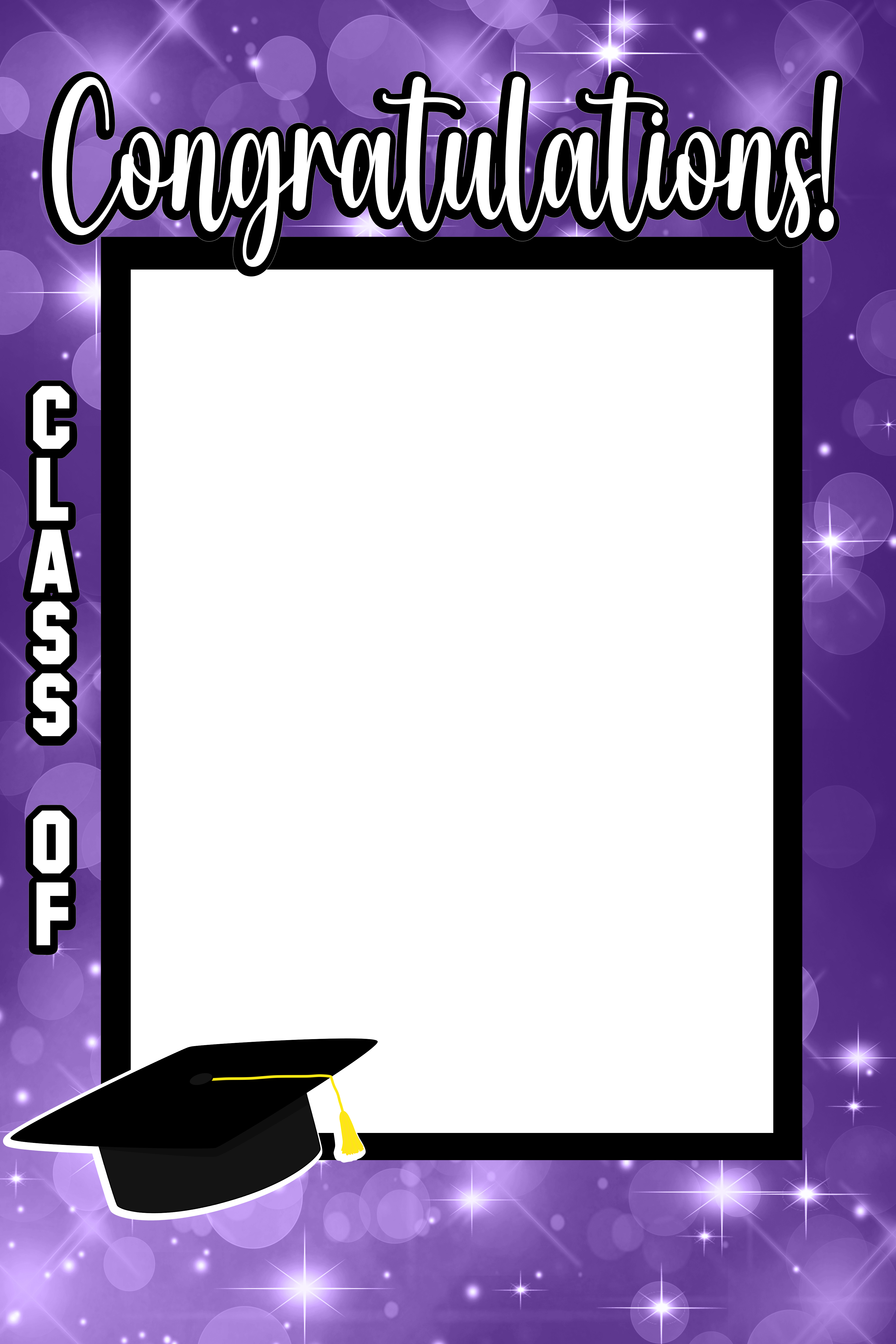 🎓 Custom Graduation Garden Flag – Add Photo & Name