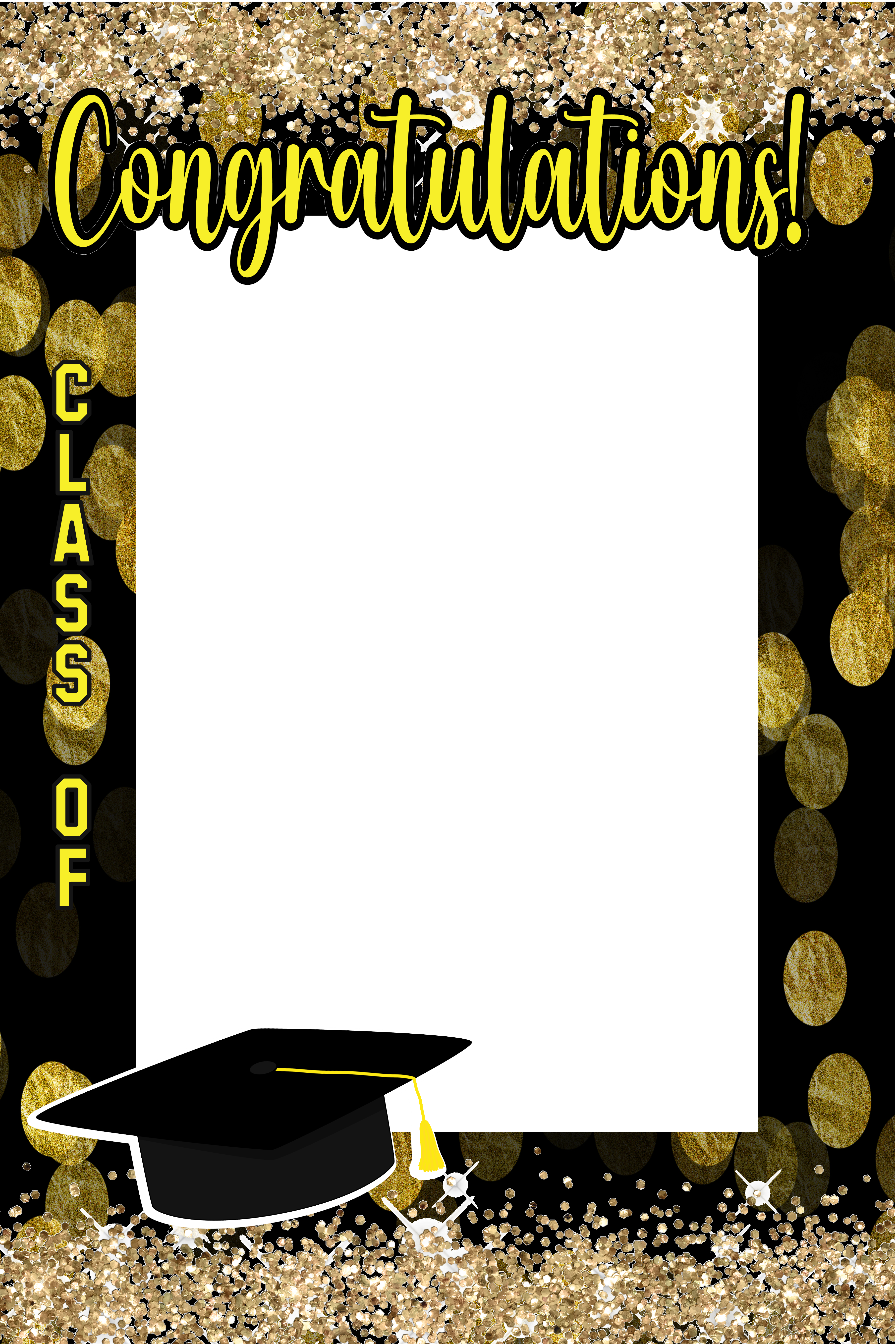 🎓 Custom Graduation Garden Flag – Add Photo & Name