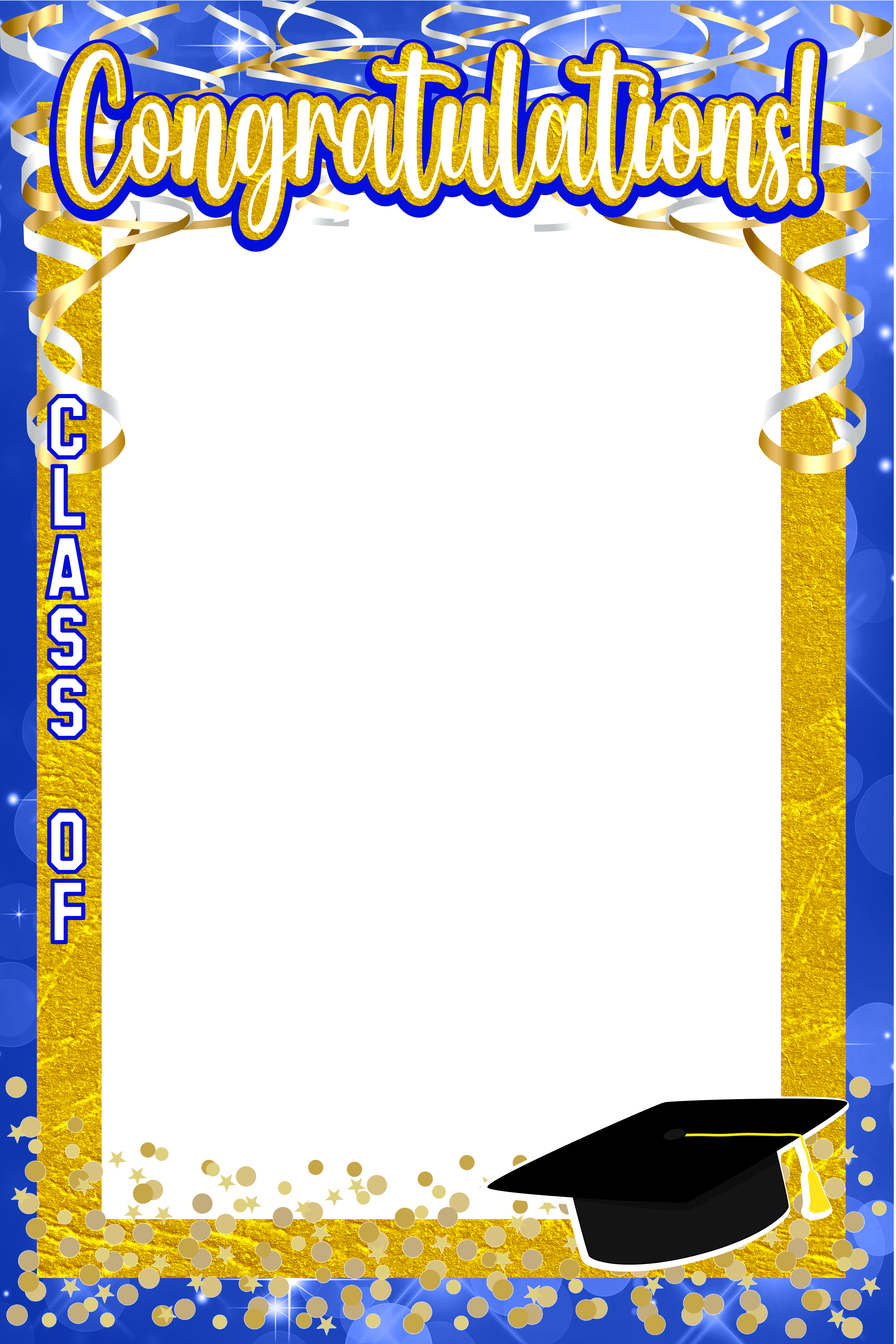 🎓 Custom Graduation Garden Flag – Add Photo & Name