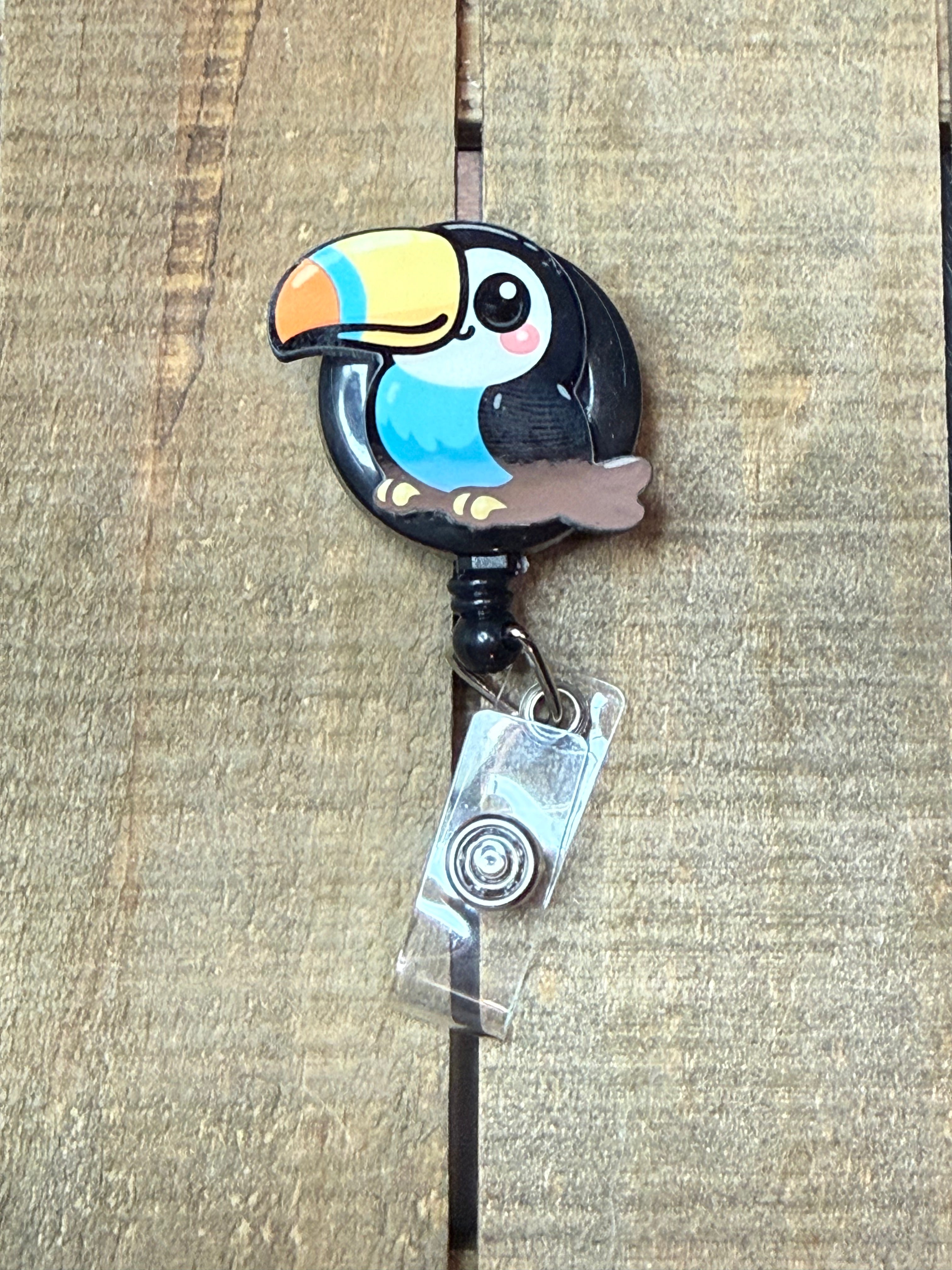 Toucan Wood Badge Reel