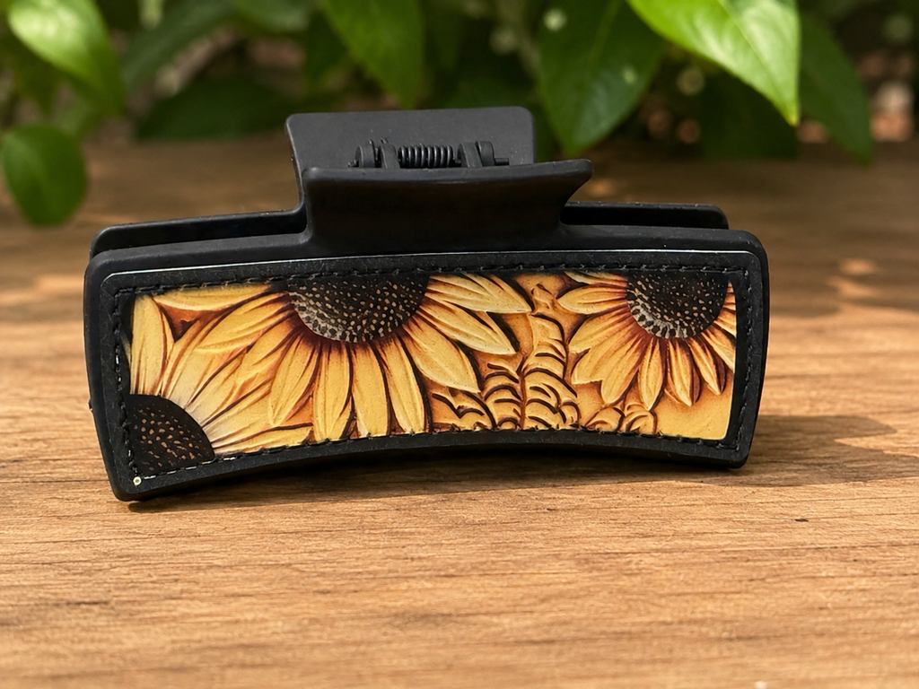 Sunflower Hair Claw Clip Set | Floral Hair Clips | Fall Hair Accessories | Sunflower Hair Accessories