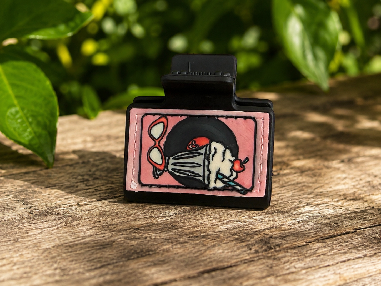Retro Diner Hair Claw Clip