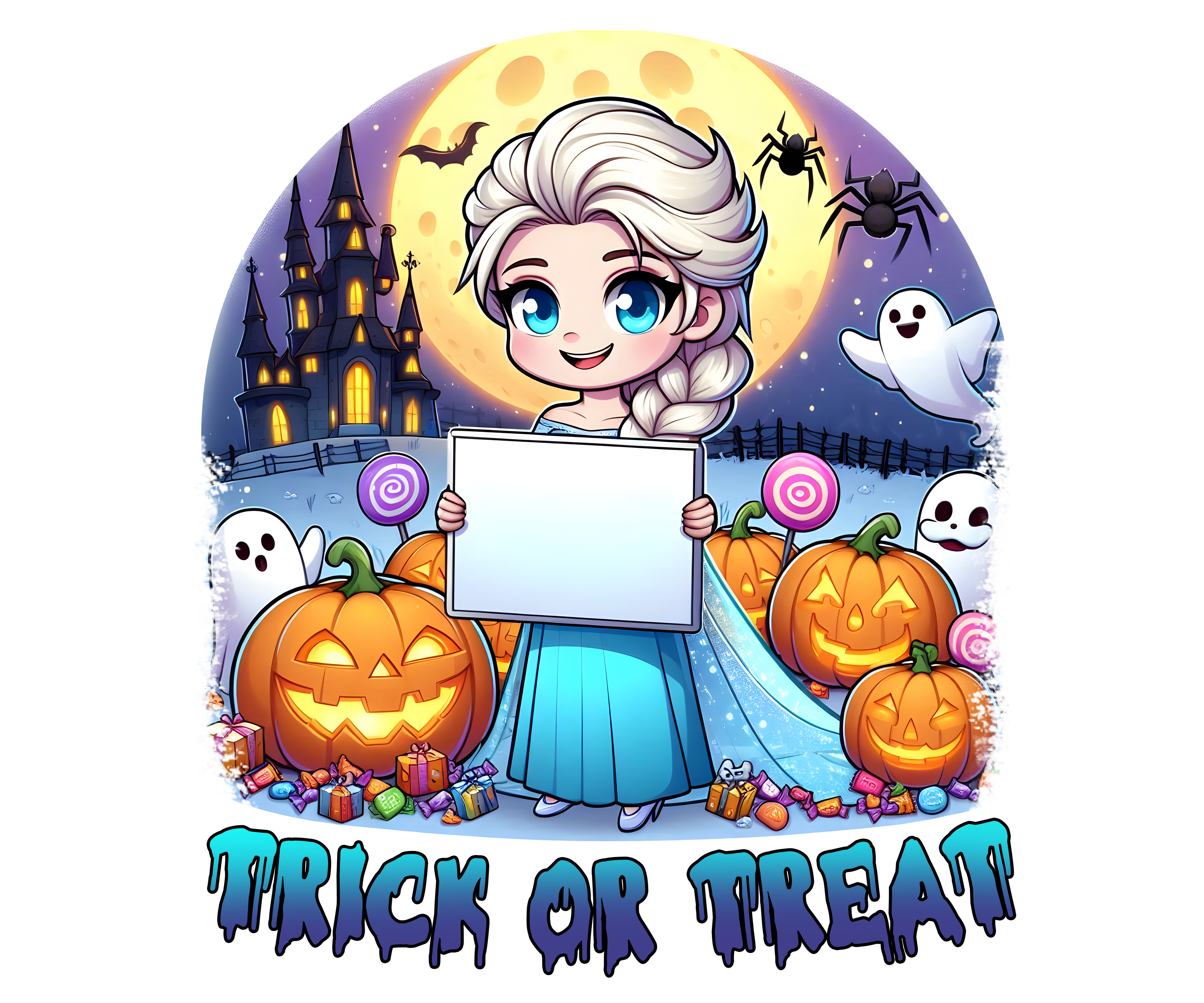 Personalized Halloween Tote Bag – Custom Trick or Treat Bag