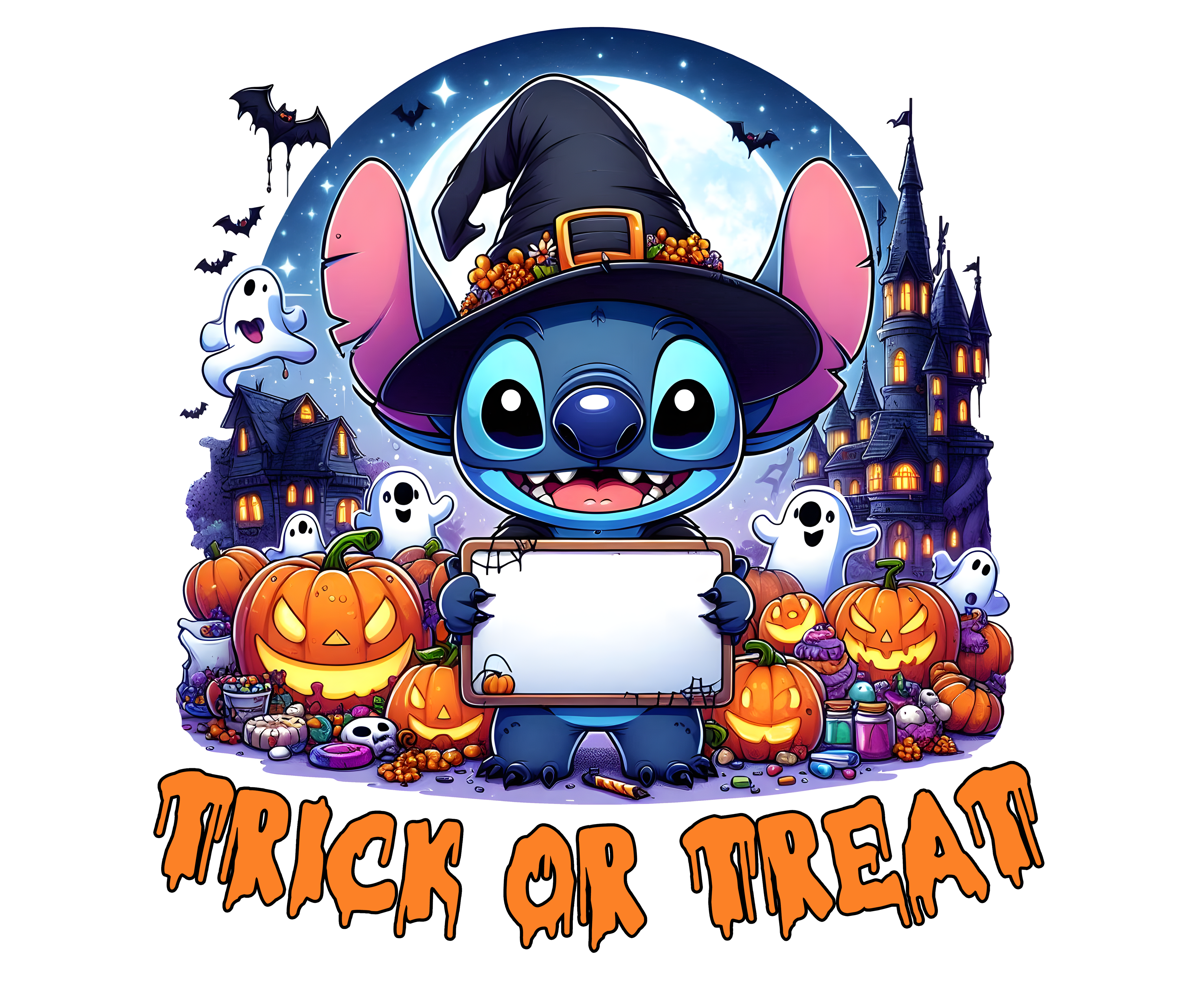 Personalized Halloween Tote Bag – Custom Trick or Treat Bag